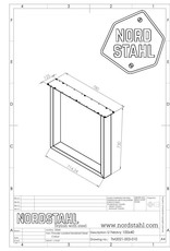 Nordstahl Stalen U tafelpoten 10x4 cm Nordstahl | Wit