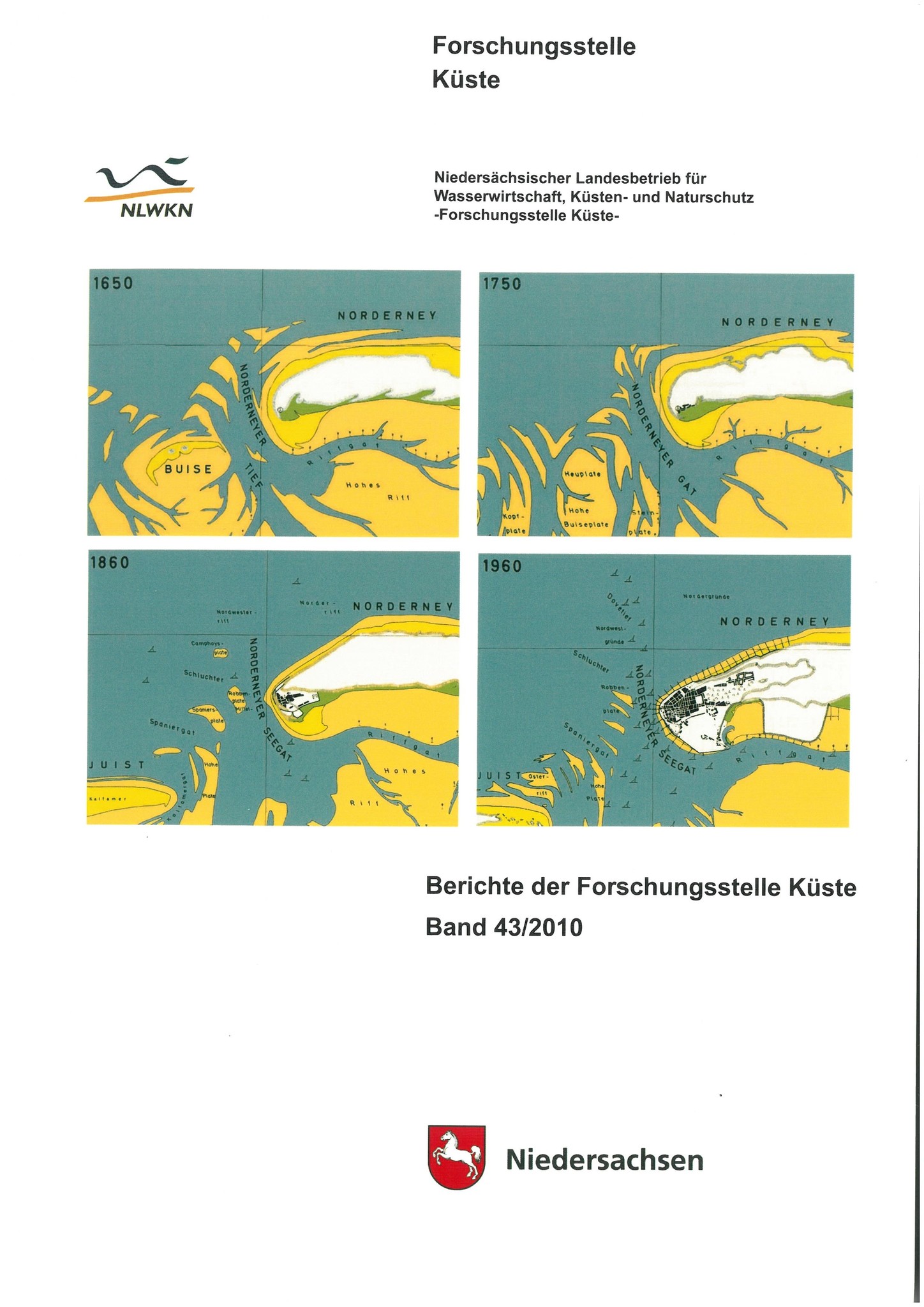 Historisches Kartenmaterial nach Homeier, Berichte der FSK Band 43/2010