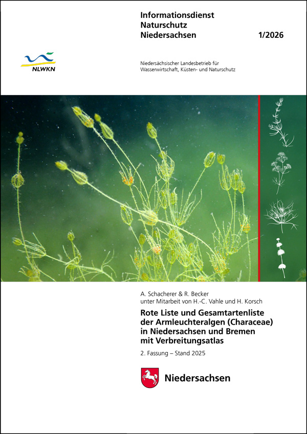 Rote Liste und Gesamtartenliste der Armleuchteralgen (Characeae) in Niedersachsen und Bremen  mit Verbreitungsatlas