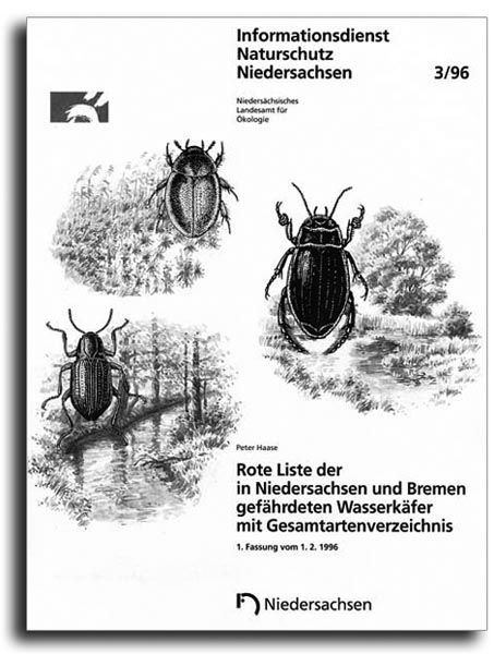 ROTE LISTE DER IN NIEDERSACHSEN UND BREMEN GEFÄHRDETEN WASSERKÄFER (3/96)