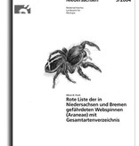 ROTE LISTE DER IN NIEDERSACHSEN UND BREMEN GEFÄHRDETEN WEBSPINNEN (5/04 SUPPLEMENT)