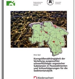 KORNGRÖßENABHÄNGIGKEIT D. VERTEILUNG AUSGESUCHTER SCHWERFLÜCHT. ORGAN. SUBSTANZEN I. FLUSSSEDIMENTEN (OG 22)