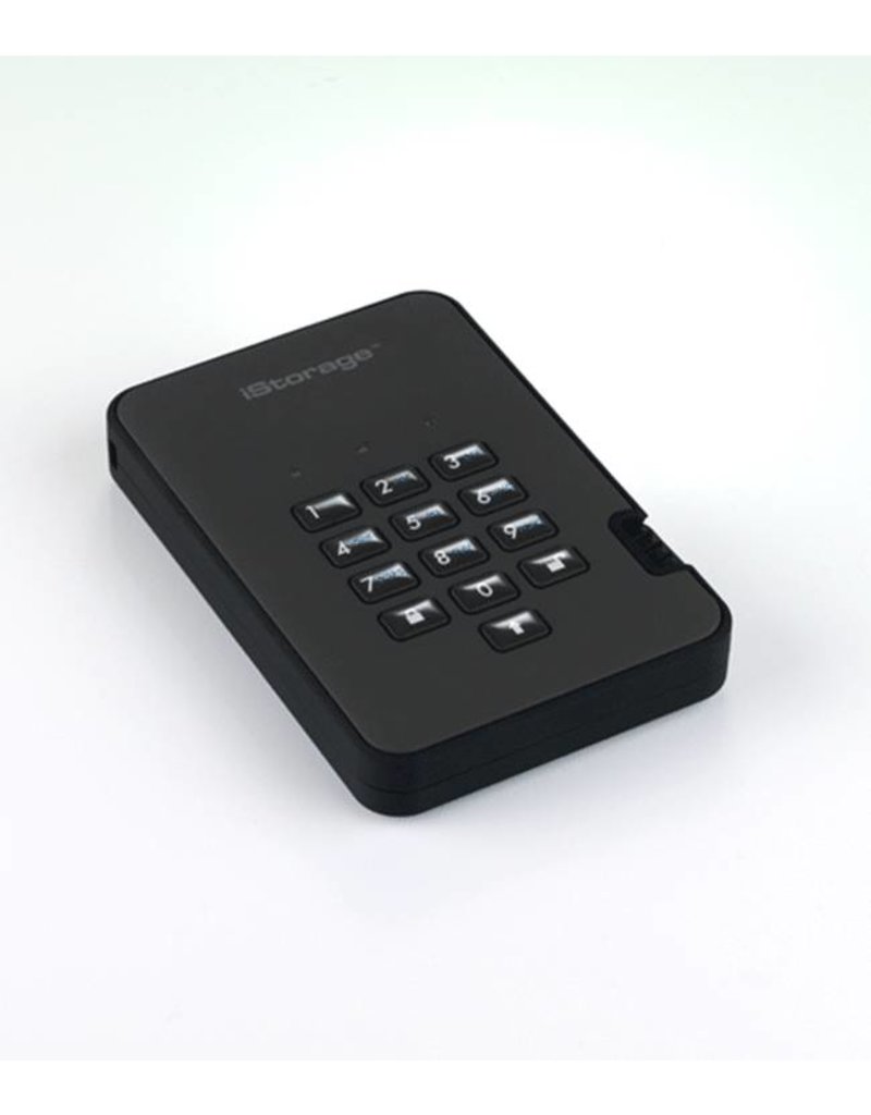 iStorage diskAshur² Encrypted USB3.1 Portable Hard Drive -  2TB