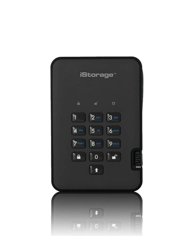 iStorage diskAshur² Encrypted USB3.1 portable Solid State Disk -  2TB