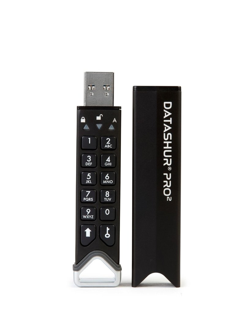 iStorage datAshur Pro² USB3.0 256-bit - 4GB Flash Drive beveiligde USB Stick met PIN code