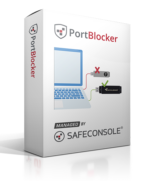 PortBlocker Managed USB - Data Loss Prevention for Removable Storage - 1 year device license StoreSecure - Store data securely encrypted - Business Business