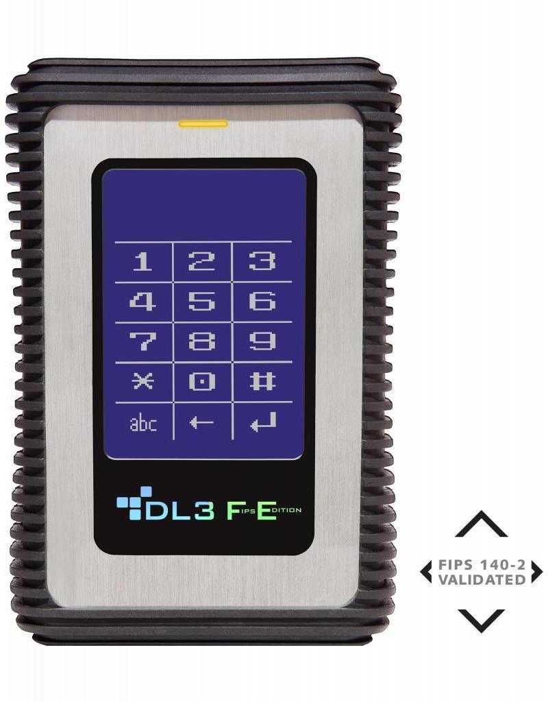 DataLocker DataLocker DL3 FE 1TB External Hard Drive FIPS Edition with Two Pass 256-Bit AES Encryption Mode Hardware Data Encryption with 2 Factor Authentication