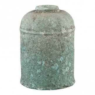 PTMD Cliff grey Antique ceramic round high pot s