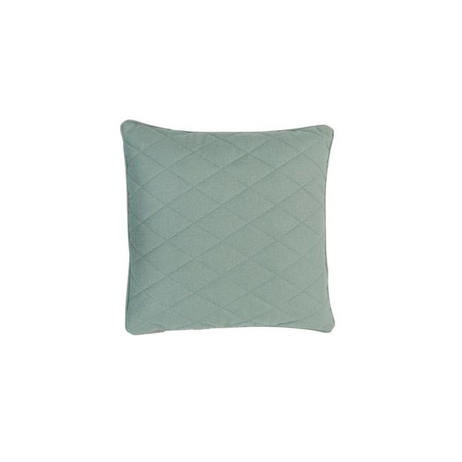 pillow diamond square minty green