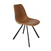 Dutchbone chaise francky cognac