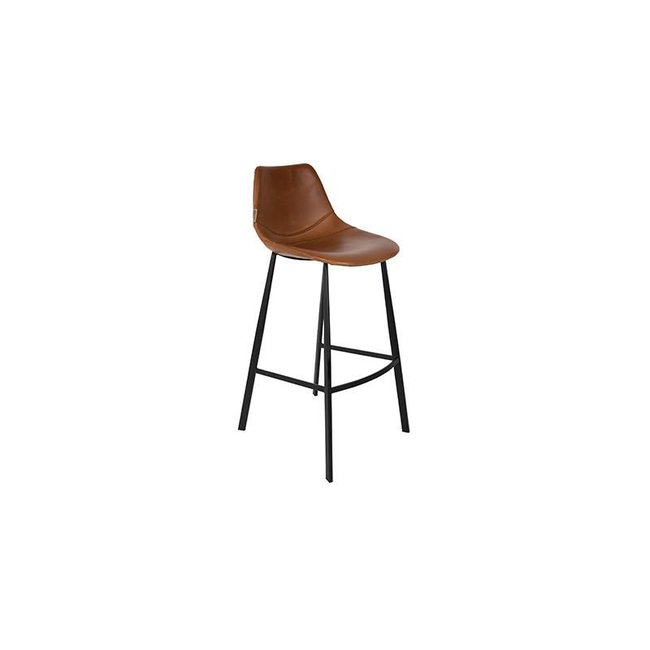 chaise de bar francky cognac