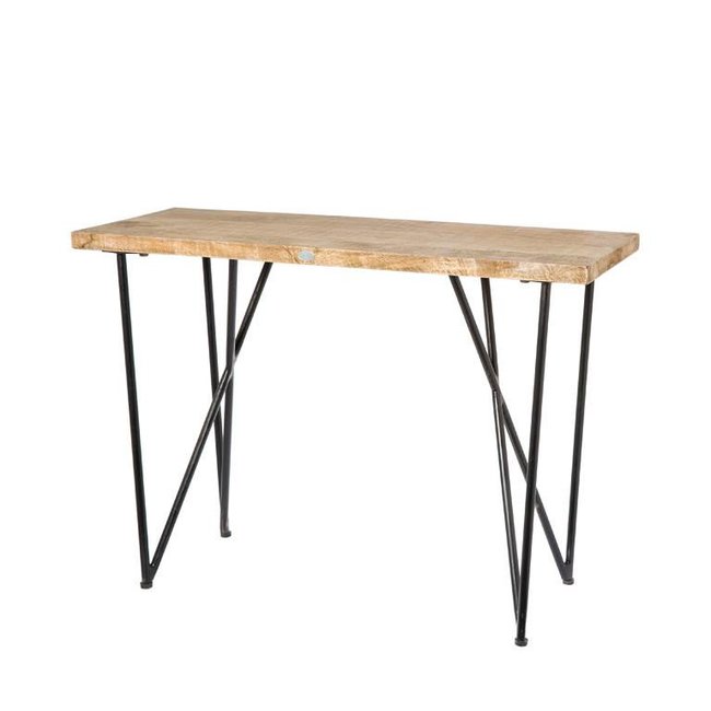 Side table brooklyn bruin 90 cm