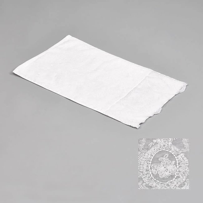 KST243 towel with embrodery white 30x50 set/3
