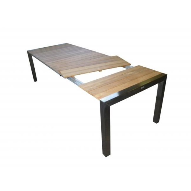 tuintafel met inox frame