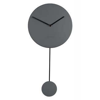 Zuiver Clock minimal grey