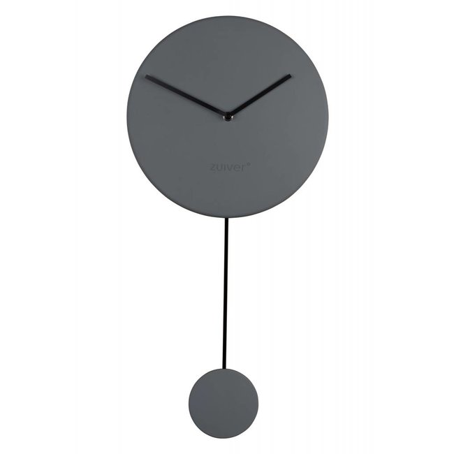 Clock minimal grey