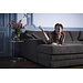 Sofa Liverpool 3 zit arm links .stof Lst 9971 moonlight shadow