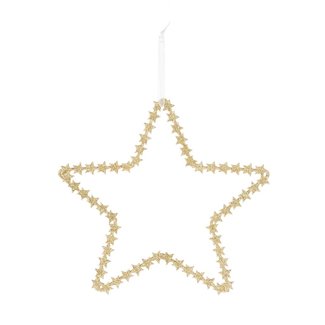 Deco star gold 20 cm