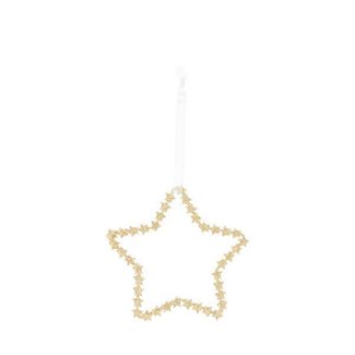 Deco star gold 10 cm