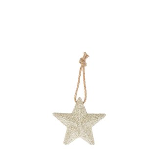 Deco Star zilver 11 cm