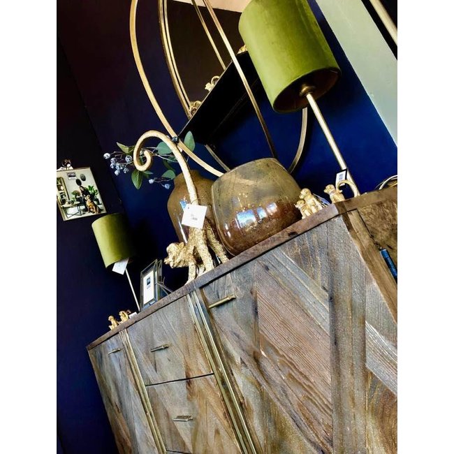 Roan natural mango wood side table