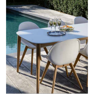 design chair outdoor Stockholm white