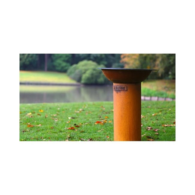 tiger fire 70 MINI ROUND CORTEN