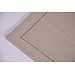 Tafelnap taupe  met hemstich 170x350