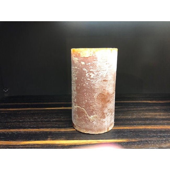 cylinder kaars dia 8.6x15 cm cognac