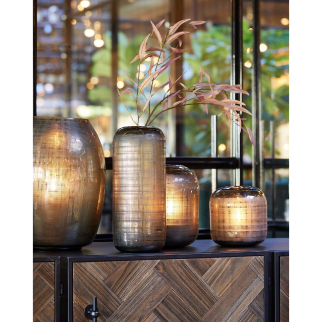 Windlicht Luca copper glow 37 cm