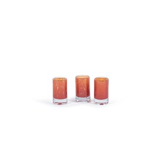 Dekocandle Votive orange red