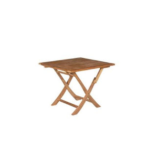 Vierkante vouwtafel teak outdoor