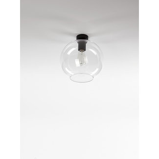 ceiling lamp 1606 zwart speciaal voor glas