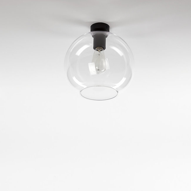 ceiling lamp 1606 zwart speciaal voor glas