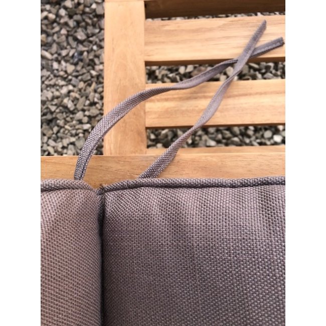 ligbedkussen linen look  taupe 201x61x5 cm