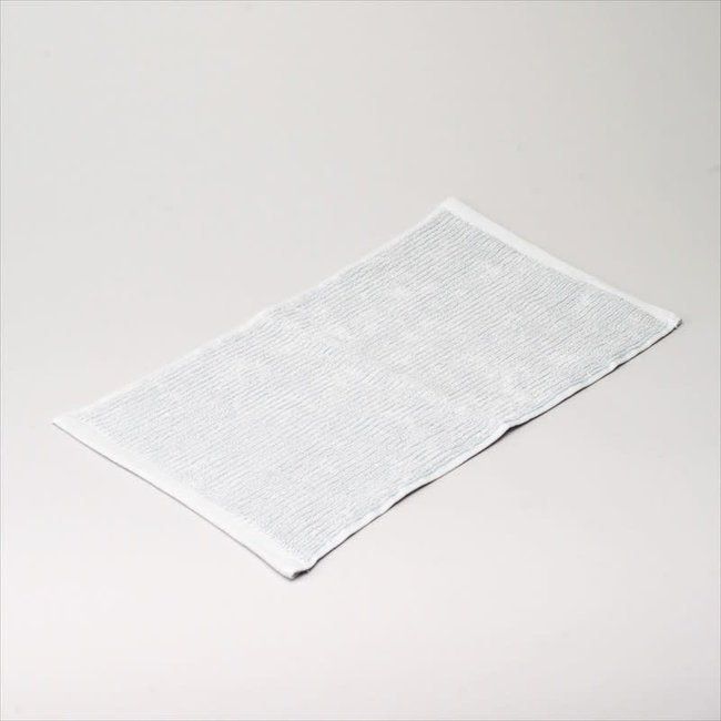 badhanddoek katoen light grey 30x50 cm