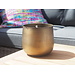 Dekocandle Pot brass antique  wax noir  outdoor large