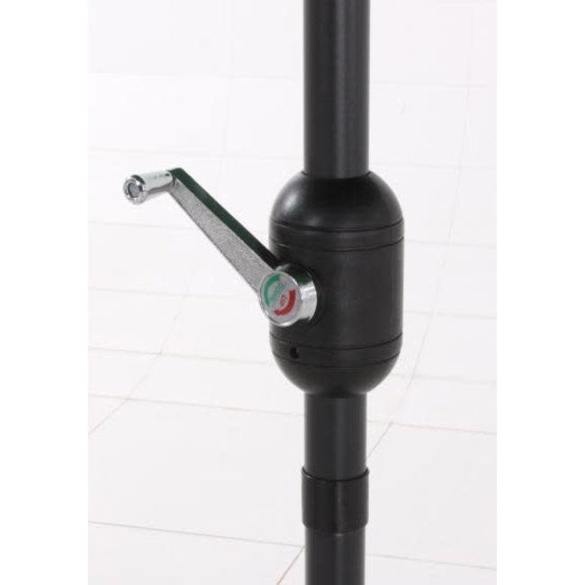 parasol aluminium vierkant 3x3 m taupe