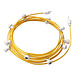 Light string textile Yellow 10x E27