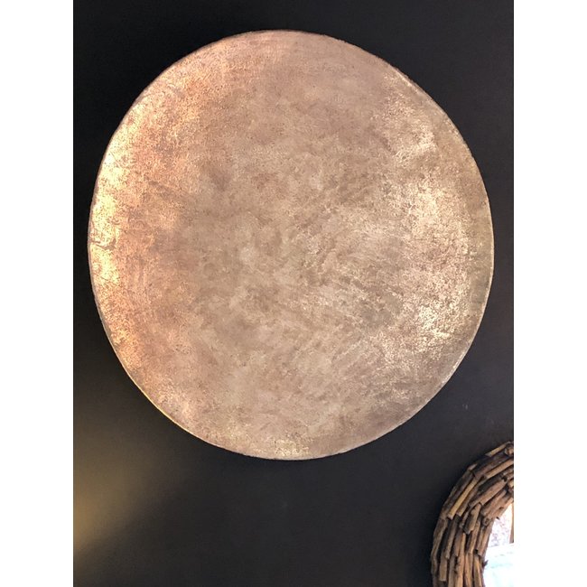 iron wall deco plate large 90 cm