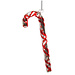 shishi glass candy silver red 11 cm