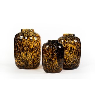 Dekocandle leopard potted bulb vase 25x35