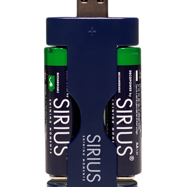 Sirius USB charger incl 4x AA decopower rechargeable