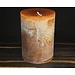 Dekocandle cylinder kaars dia 10x H15 cm cognac