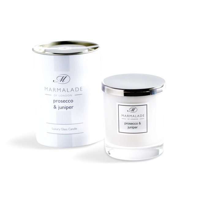 Prosecco & juniper glass candle