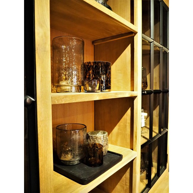 angele  vitrinekast 210x50x235