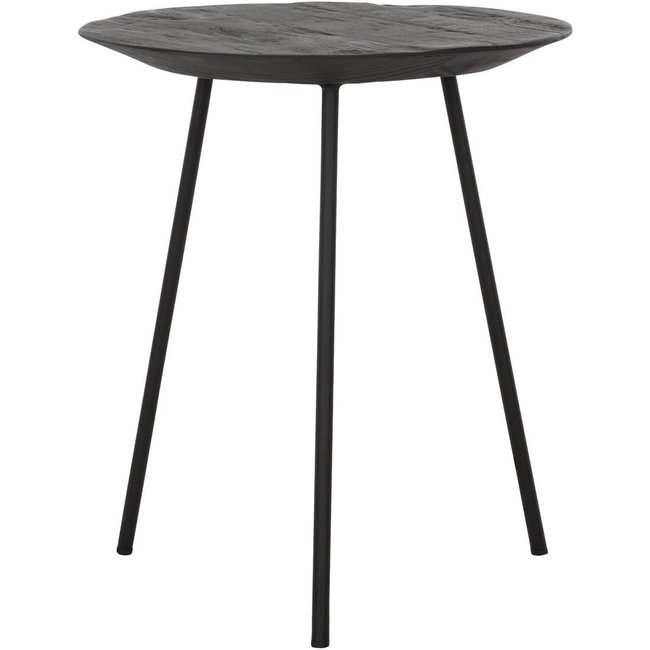 coffeetable Jupiter black smal dia 40