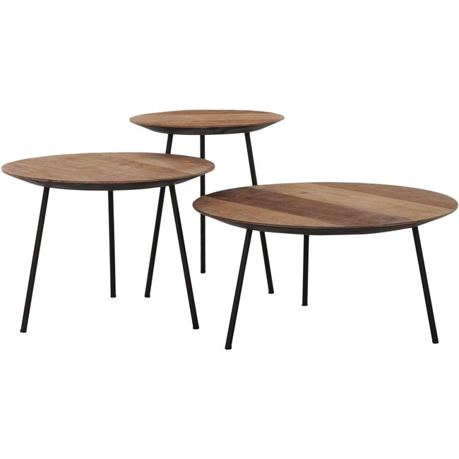 coffeetable jupiter naturel medium dia 50