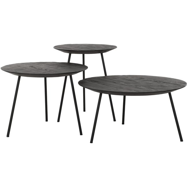 coffeetable jupiter dia60 black