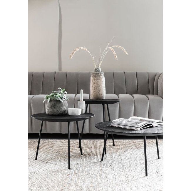 coffeetable jupiter dia60 black